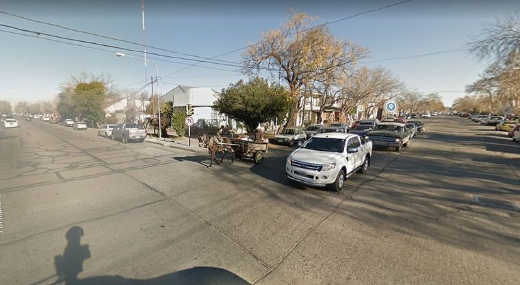 El accidente se produjo en pleno centro de San Rafael
