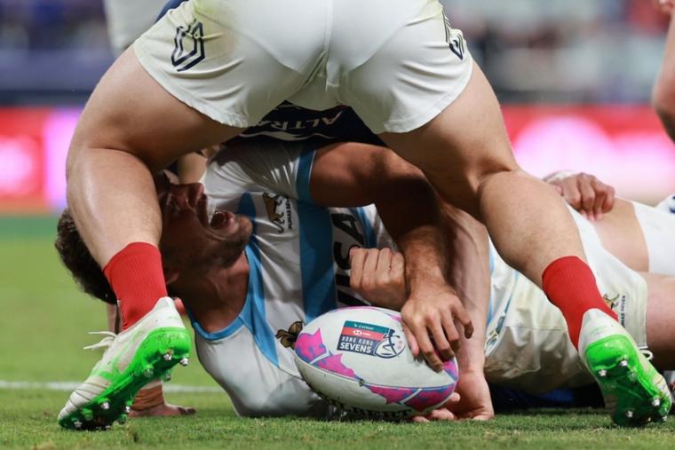 Los Pumas 7s ganaron su tercer título en fila y mantienen su posición de privilegio. Foto: @LosPumas7s