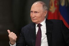 El presidente ruso fue entrevistado por el presentador estadounidense Tucker Carlson Foto: BBC