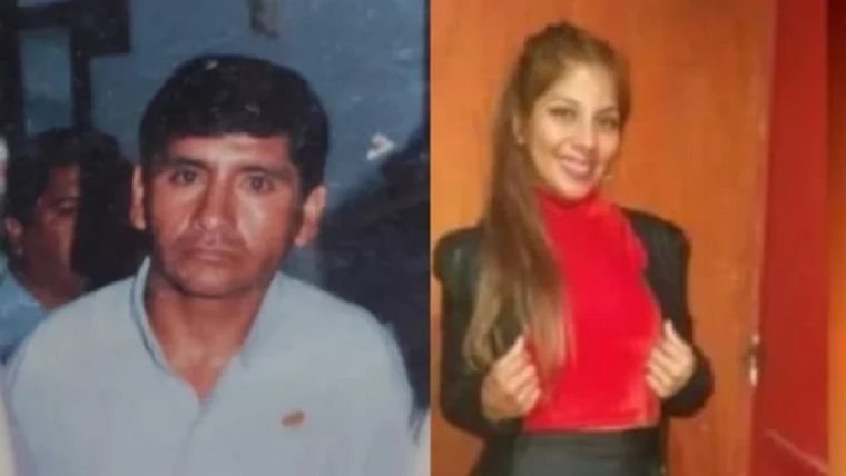 Ayelén Guantay y su padre Juan Carlos, víctimas del doble crimen perpetrado en Salta. Foto: NA