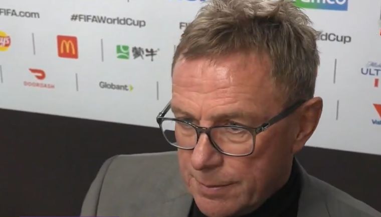 El entrenador de la selección de Austria es el alemán Ralf Rangnick. El DT de 67 años asumió en abril del 2022. Foto: captura de TV.&nbsp;