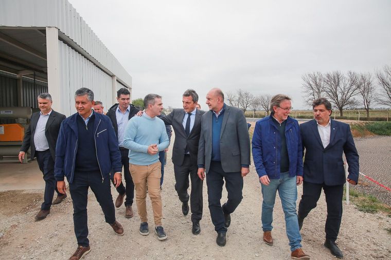 El ministro de Economía Sergio Massa realizó el anuncio en Santa Fe, buscando aliviar la situación de un sector muy golpeado por la sequía y la suba de costos de producción. Foto: Ministerio de Economía