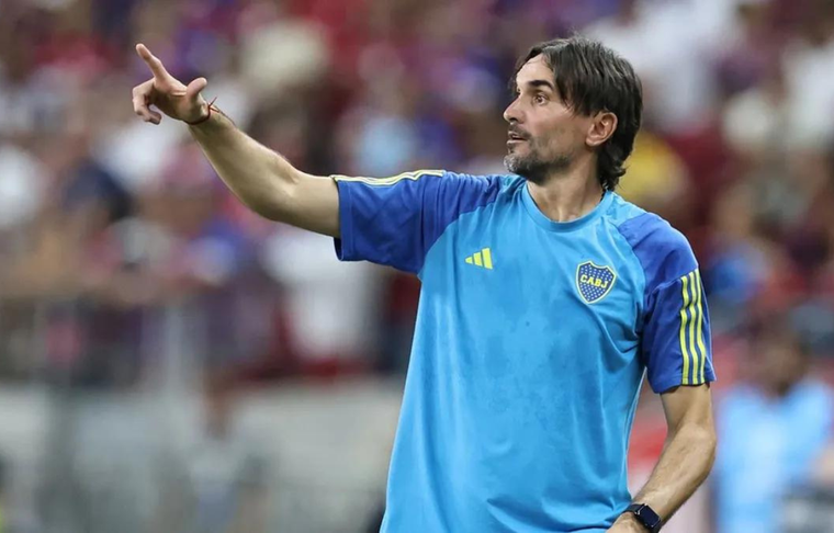 El entrenador xeneize lo subió al avión a última hora. Foto: Prensa Boca