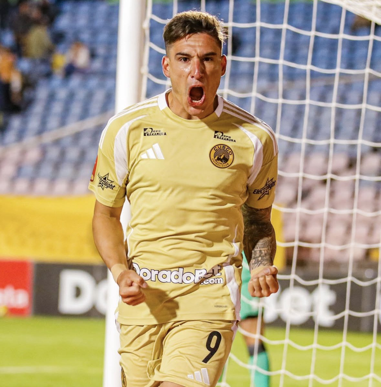 Facundo Callejo, el segundo goleador argentino del 2025. Foto: Cusco FC Facundo Callejo, el segundo goleador argentino del 2025. Foto: Cusco FC