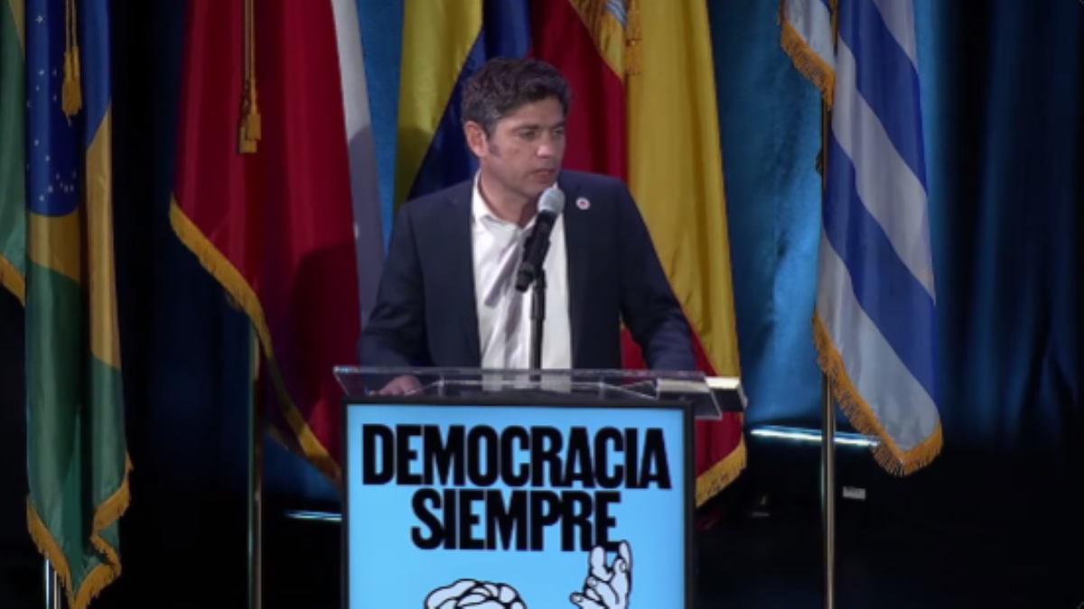 En Nueva York, Axel Kicillof habló de fin de la hegemonía norteamericana