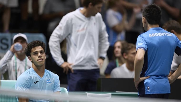 Cerúndolo perdió y Argentina quedó eliminada de la Davis.