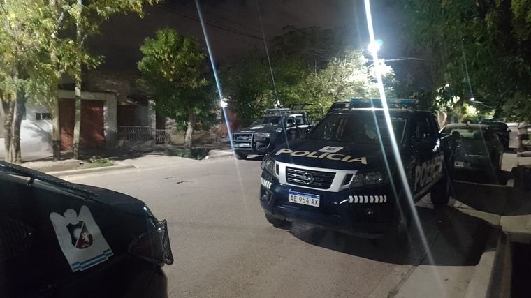 Policía de Mendoza en el operativo. Foto: Ministerio de Seguridad