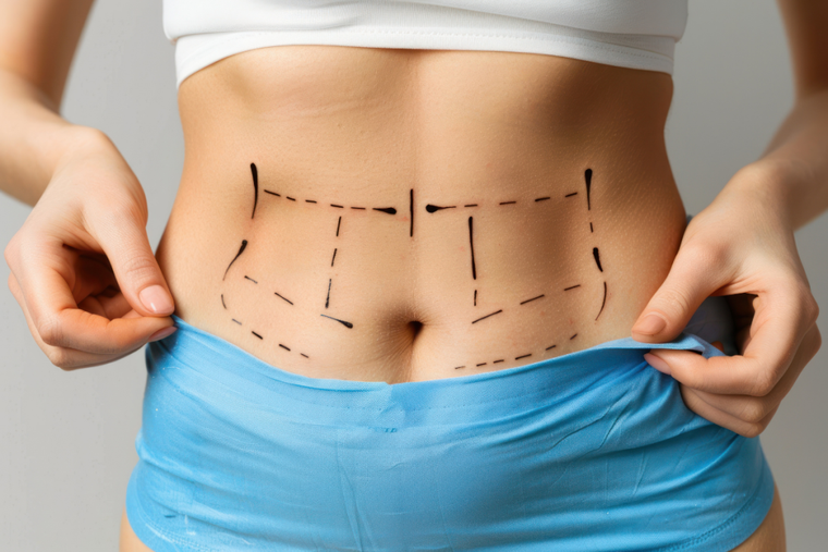 El abdomen puede perder completamente su estética, transformándose en una superficie plana y fija.