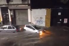 Fuerte temporal en el AMBA y alrededores Foto: Captura de video