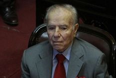carlos saul menem recibio el alta tras superar una neumonia