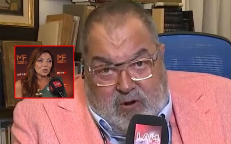 Jorge Lanata contra LAM El periodista salió a bancar a Mariel Di Lenarda tras el mal momento que pasó con el cronista de Ángel de Brito. Foto: Captura TV