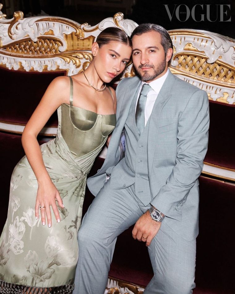 Michelle Salas y Danilo Díaz Granados se casaron en Italia. Foto: Vogue México
