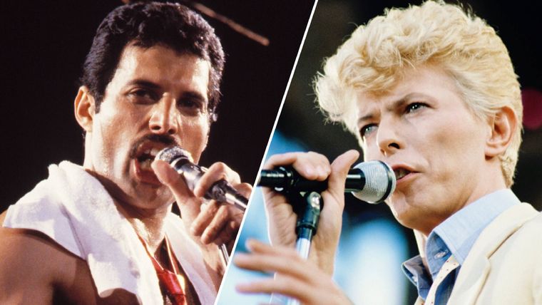 Freddie Mercury, Queen, David Bowie