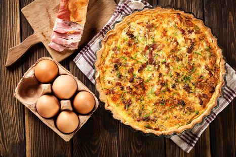 Cómo hacer una Quiche Lorraine fácil y deliciosa.