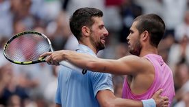 El murciano Carlos Alcaraz y el serbio Novak Djokovic volverán a verse las caras como en las semis del US Open 2025, el último enfrentamiento entre ambos. El murciano Carlos Alcaraz y el serbio Novak Djokovic volverán a verse las caras como en las semis del US Open 2025, el último enfrentamiento entre ambos.