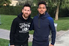 Leo Messi y Konrad de la Fuente.