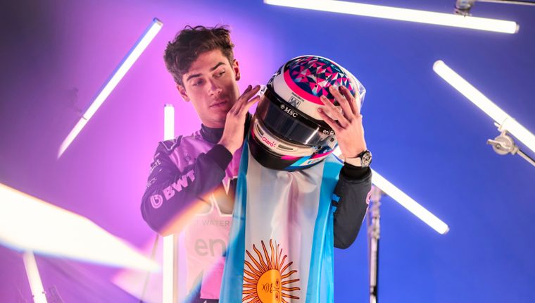 Franco Colapinto se prepara para el evento en Argentina.