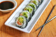 La gastronomía japonesa en casa. Foto: Archivo