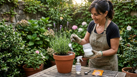 Una ayuda para las plantas. Fuente: IA Gemini.