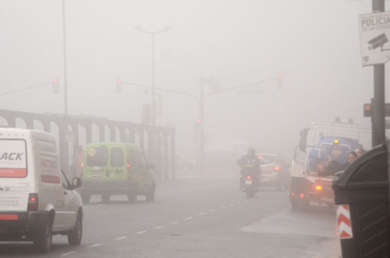 Niebla en la Ciudad de Buenos Aires. Niebla en la Ciudad de Buenos Aires.