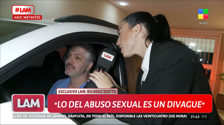 Ricky Diotto sobre los dichos de María Fernanda Callejón. Ricky Diotto sobre los dichos de María Fernanda Callejón.