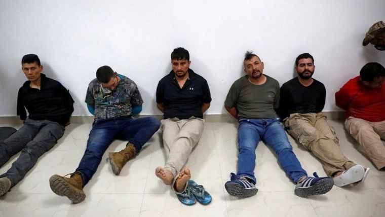 Parte del grupo de supuestos mercenarios que mataron Moïse Foto: Reuters