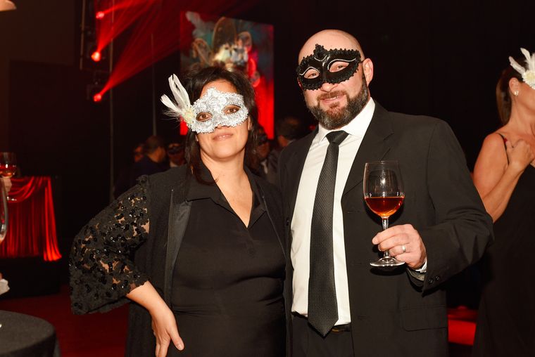 Jael Palma junto a Emiliano Gasque. Jael Palma junto a Emiliano Gasque.