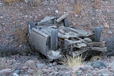 Pese a la violencia del accidente, el conductor del rodado no resultó herido de gravedad.