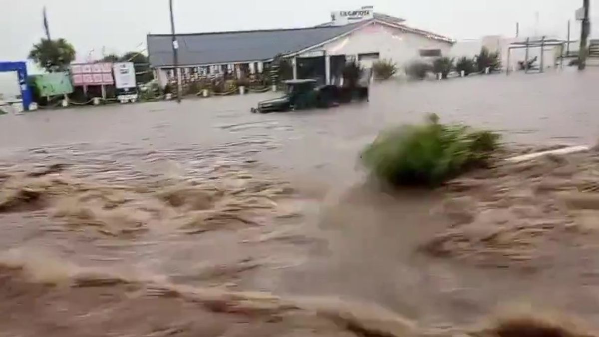 Las dramáticas imágenes del temporal en Mar del Plata que causó inundaciones y daños