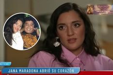 Jana recordó a Diego Maradona La hija del Diez se emocionó en una entrevista