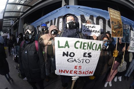 La manifestación se lleva a cabo en el Polo de Ciencia y Tecnología Foto: Juan Mateo Aberastain/ MDZ La manifestación se lleva a cabo en el Polo de Ciencia y Tecnología Foto: Juan Mateo Aberastain/ MDZ