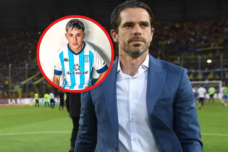 Gago pateó el tablero y convocó a un chico de 14 años a la pretemporada de Racing.
