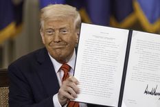 Trump presenta confrontación a las universidades de su país. Foto: NA