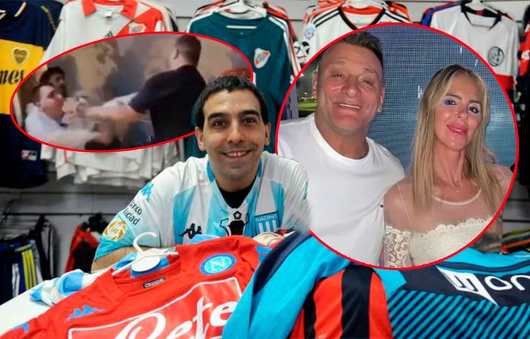 Tati Chao, dueño de Camisetas Nani, contó qué habló con la esposa del Turco García tras la pelea con el exfutbolista Foto: archivo y captura Instagram