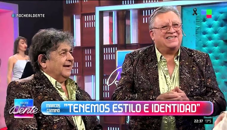 Los Palmeras en Noche al Dente. Foto: Captura de pantalla Noche al Dente.