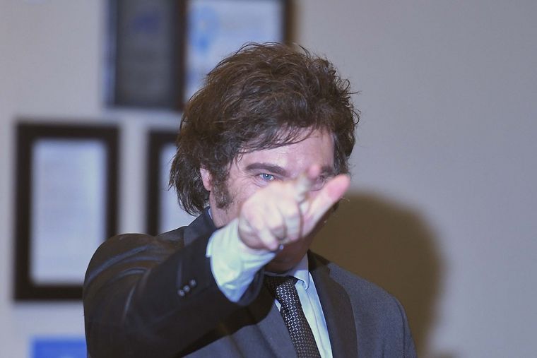 Milei. Sus ideas libertarias en boca de poderosos magnates Foto: Télam