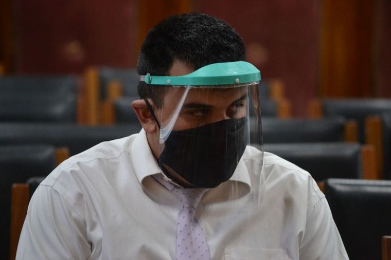 José Alexis Méndez, el policía condenado a prisión perpetua por un caso de gatillo fácil en La Favorita.&nbsp;
