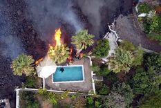 Ahora, aguardan que, en horas, la lava llegue al mar. Foto: ElIndependiente.