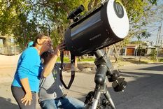 Jesús es un apasionado por la observación del cielo