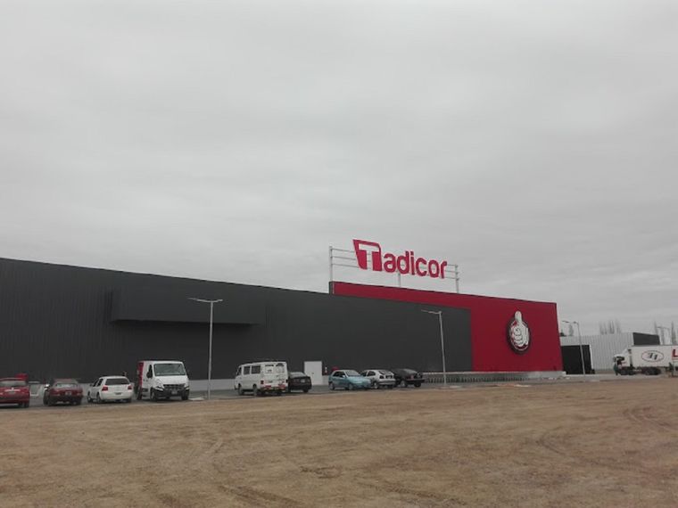 Desde este hipermercado salió el botín millonario Foto: gentileza