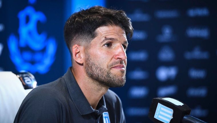 Sebastián Grazzini, entrenador de Racing. Foto: @RacingClub