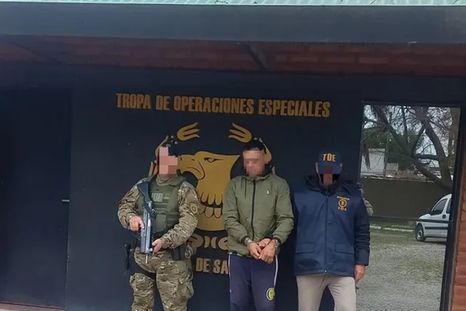 La Tropa de Operaciones Especiales recapturó a Martín Ramiro Udi en Empalme Graneros. Foto: NA