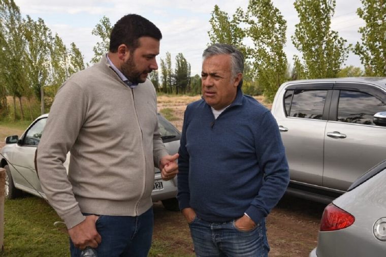Mauricio Pinti y Alfredo Cornejo. Foto: Prensa Cornejo