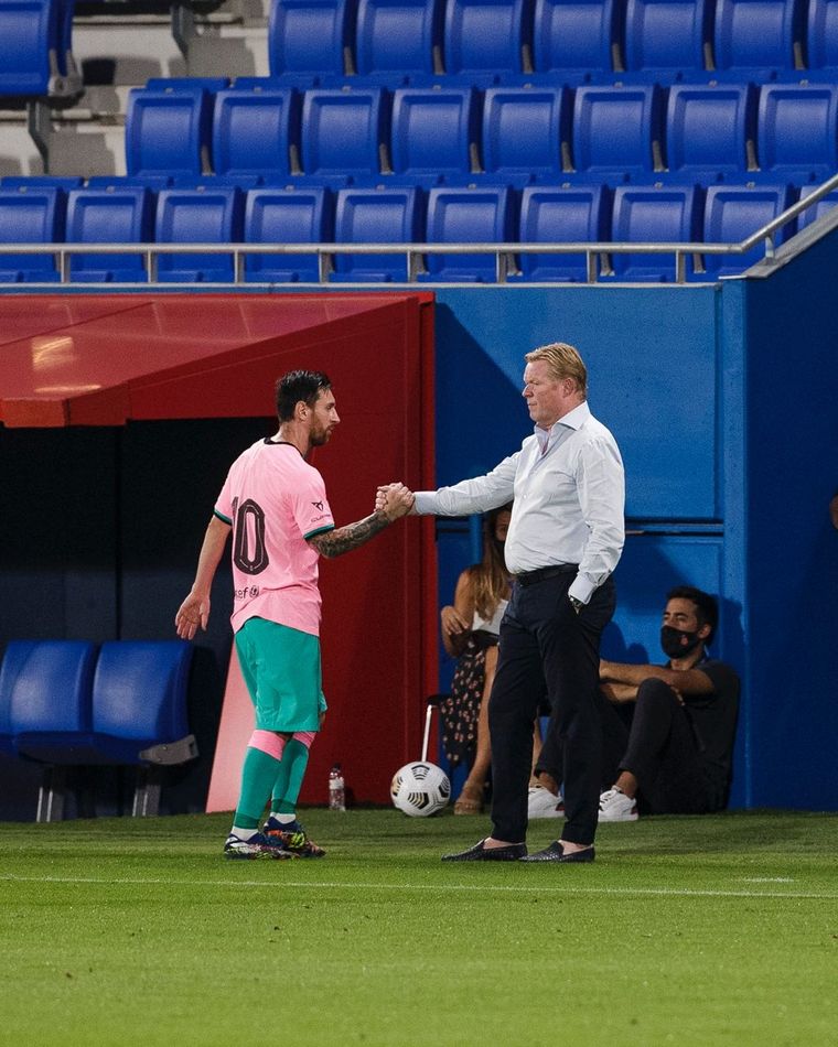 Lionel Messi podría ser suplente en Barcelona el sábado por la Liga española Foto: FC Barcelona