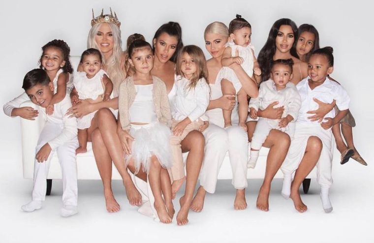 Los más pequeños del clan Kardashian están en la lista.