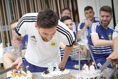 Su cumpleaños 31 lo pasó en Rusia. Hoy le toca otra vez celebrarlo con la Selección Foto: AFA