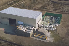La planta de reciclaje Junín Punto Limpio es única en el país. Foto: Captura video Municipalidad de Junín