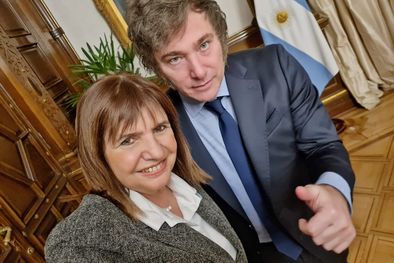 MDZol | Patricia Bullrich se volvió a subir al podio de un listado que sigue encabezando cómodamente Javier Milei. Foto: X