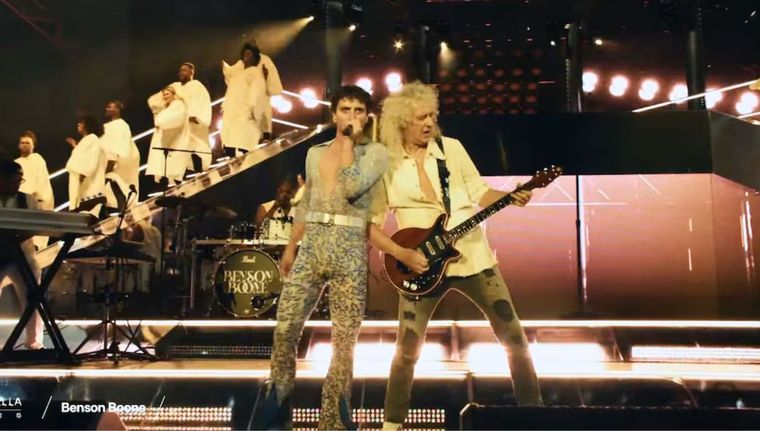 Brian May en Coachella 2025. Foto: Captura Youtube.