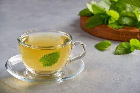 El té de toronjil tiene varias propiedades beneficiosas para la salud Foto: Shutterstock